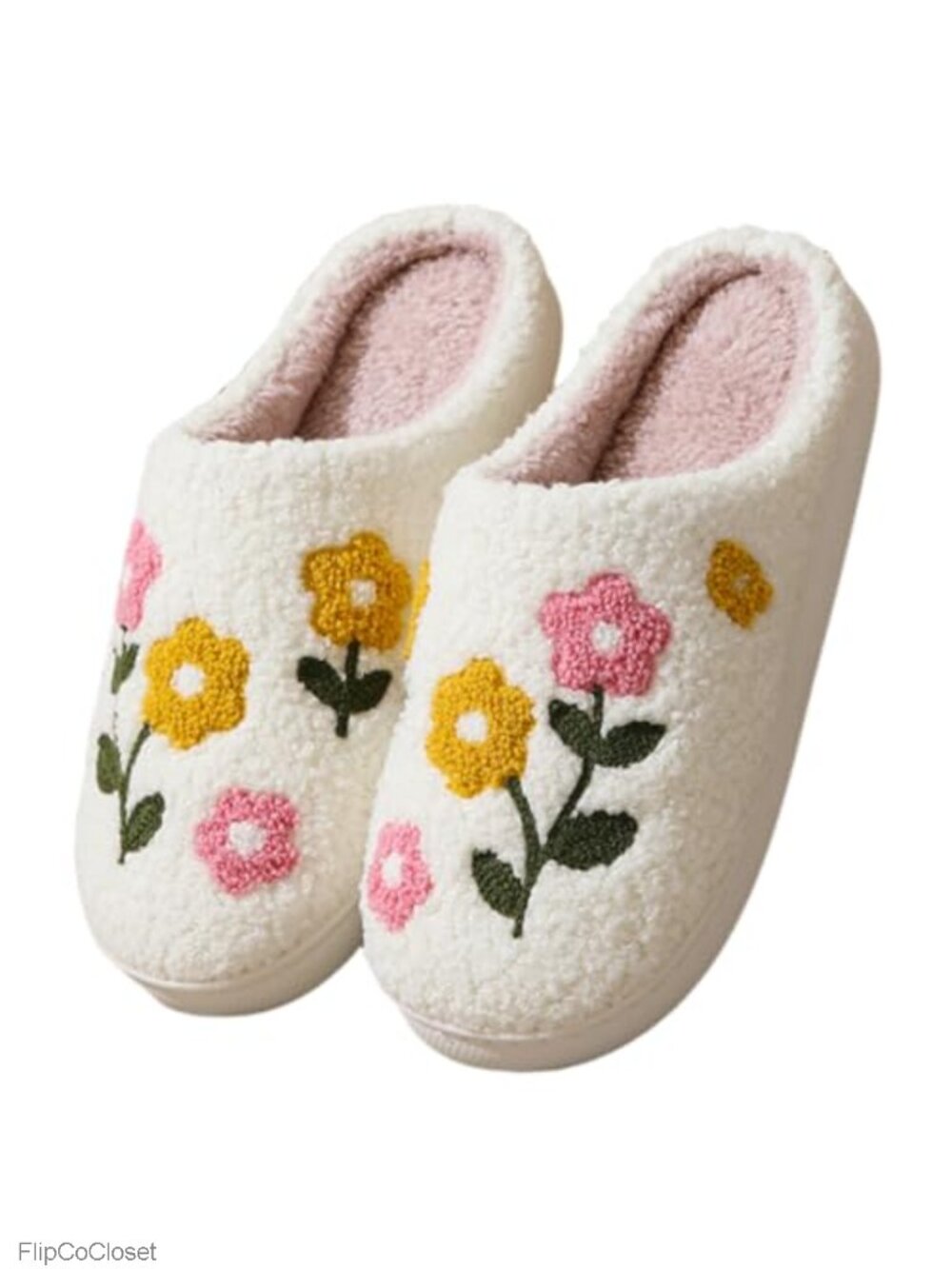 Corgi Dogs Slippers Fluffy Warm Fur Non-Slip Home Shoes